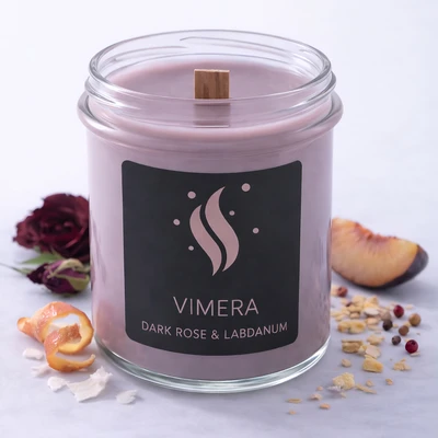 Ароматична свічка Dark Rose & Labdanum варіант 2 - купити у Vimera