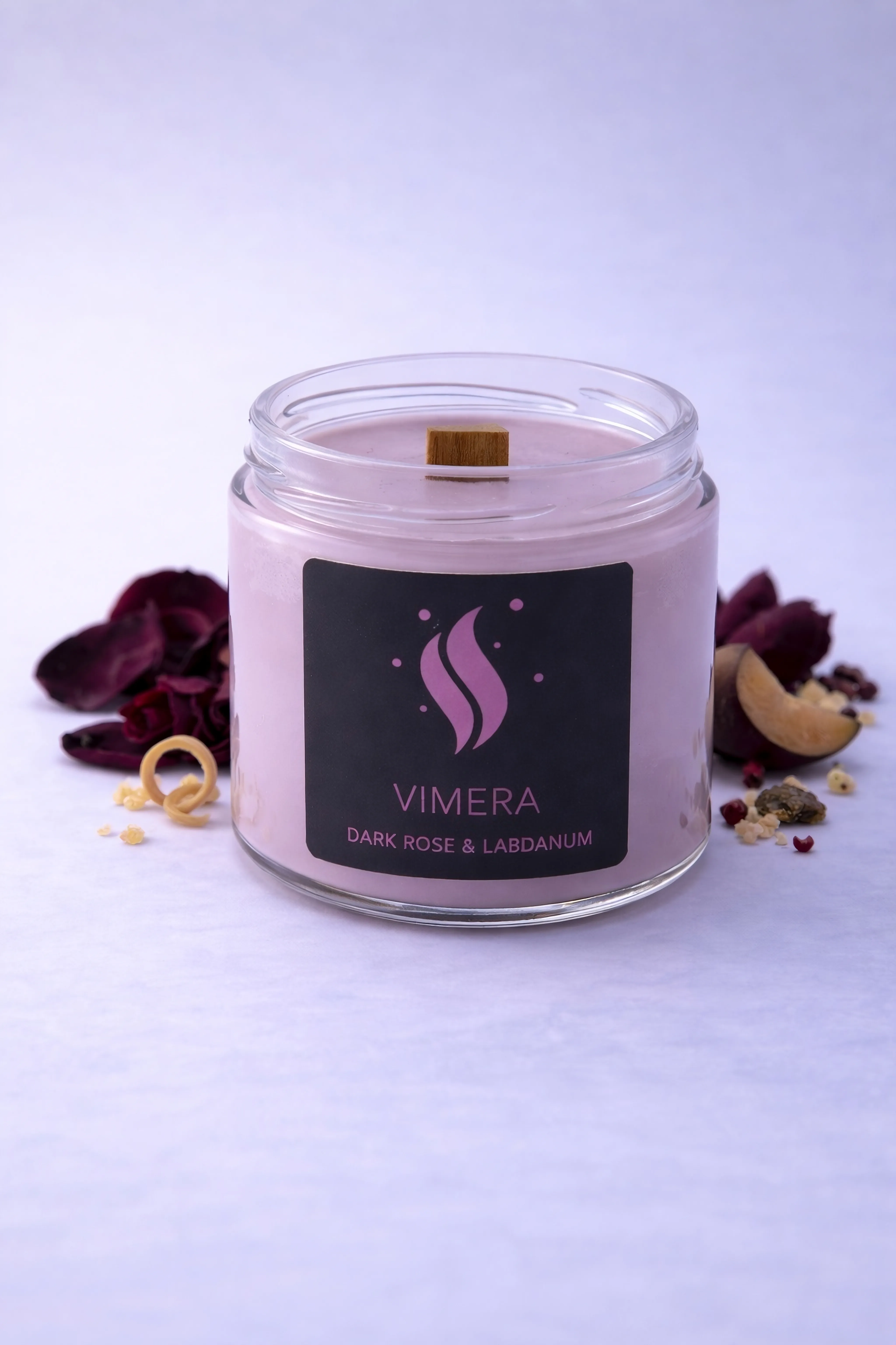 Ароматична свічка Dark Rose & Labdanum варіант 2 - купити у Vimera