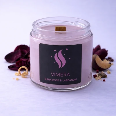 Ароматична свічка Dark Rose & Labdanum варіант 2 - купити у Vimera