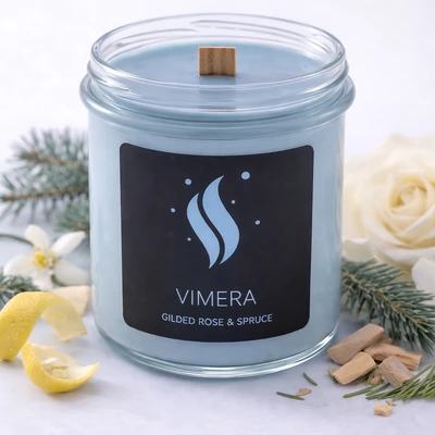 Ароматична свічка Gilded Rose & Spruce варіант 2 - купити у Vimera