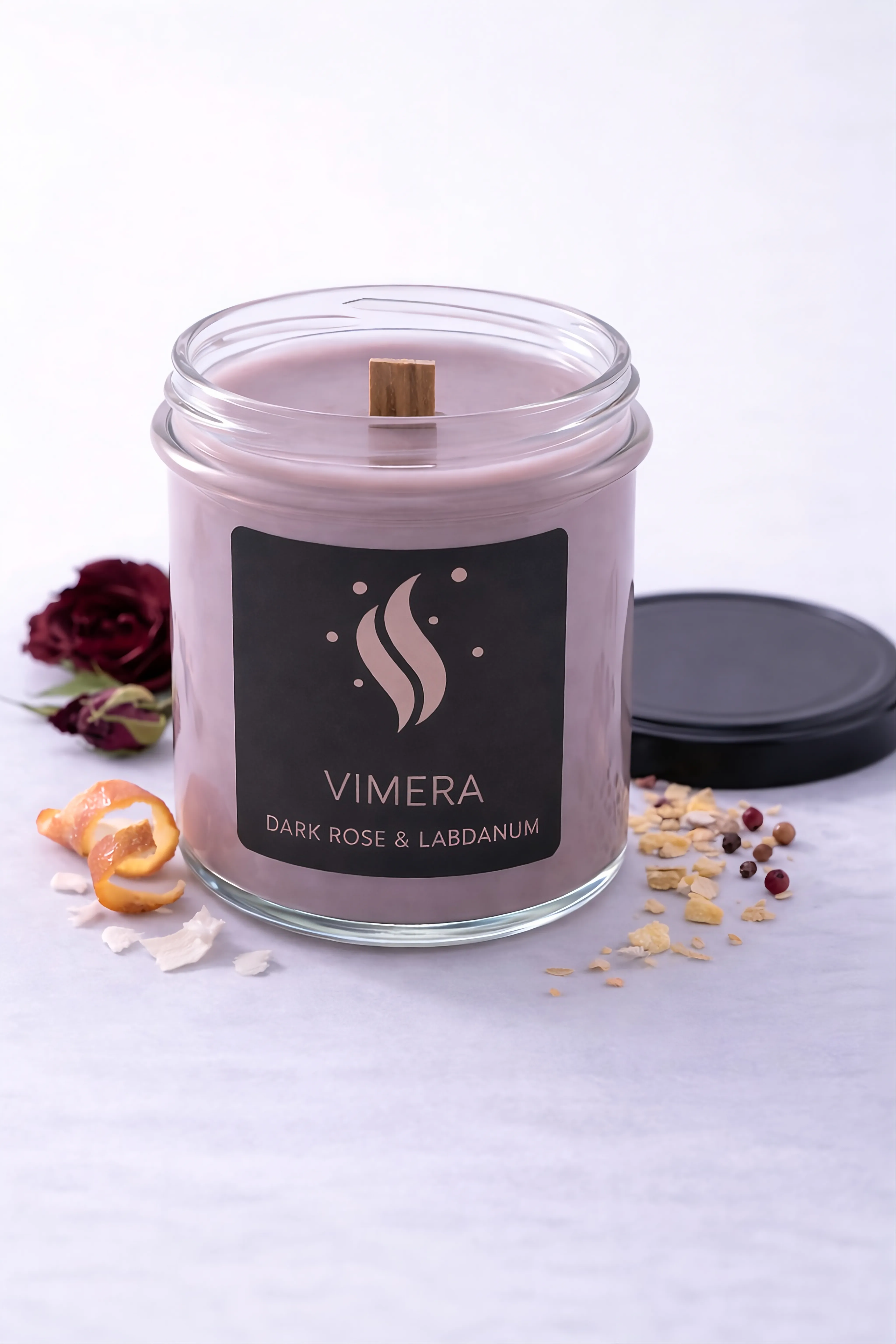 Ароматична свічка Dark Rose & Labdanum варіант 1 - купити у Vimera