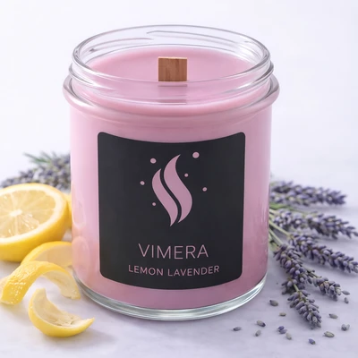 Ароматична свічка Lemon Lavender варіант 2 - купити у Vimera