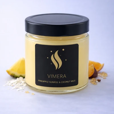 Ароматична свічка Pineapple Sunrise & Coconut Milk - купити у Vimera