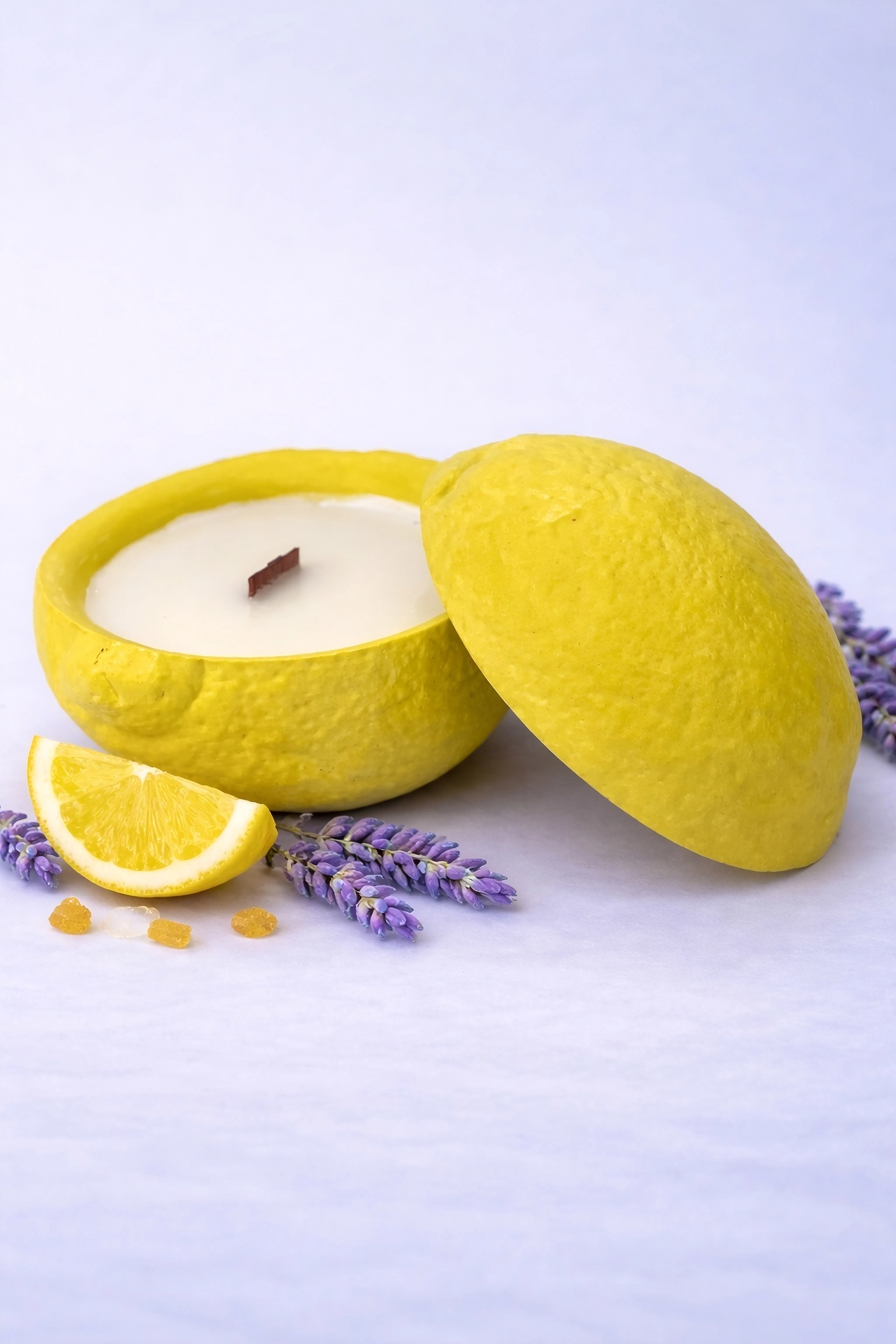 Ароматична свічка Свічка Лимон варіант 2 - купити у Vimera