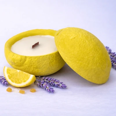 Ароматична свічка Свічка Лимон варіант 2 - купити у Vimera