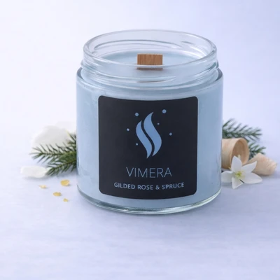 Ароматична свічка Gilded Rose & Spruce варіант 2 - купити у Vimera