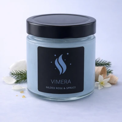 Ароматична свічка Gilded Rose & Spruce - купити у Vimera